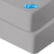 Waterproof Crib Sheets - Grey (2-Pack)