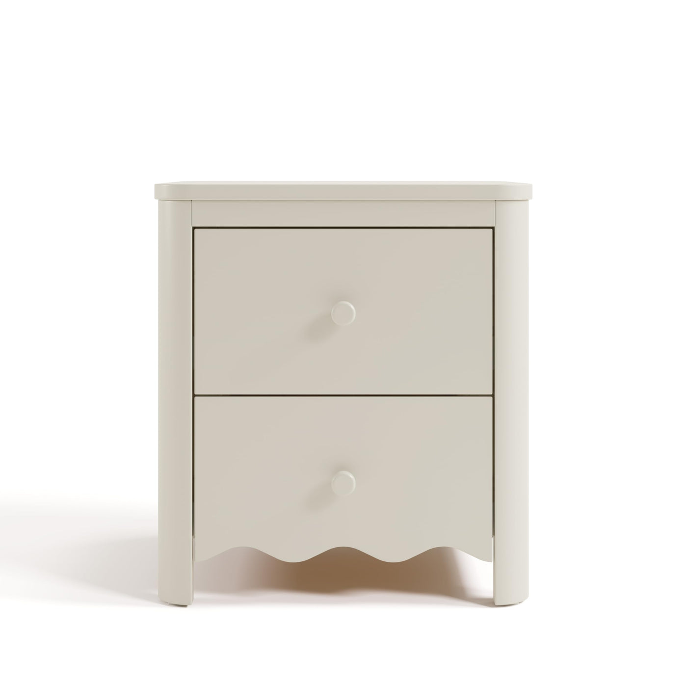 2-Drawer Kids Nightstand - Frosted Oat