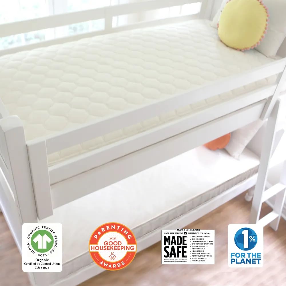 2-in-1 Organic Kids Twin Mattress