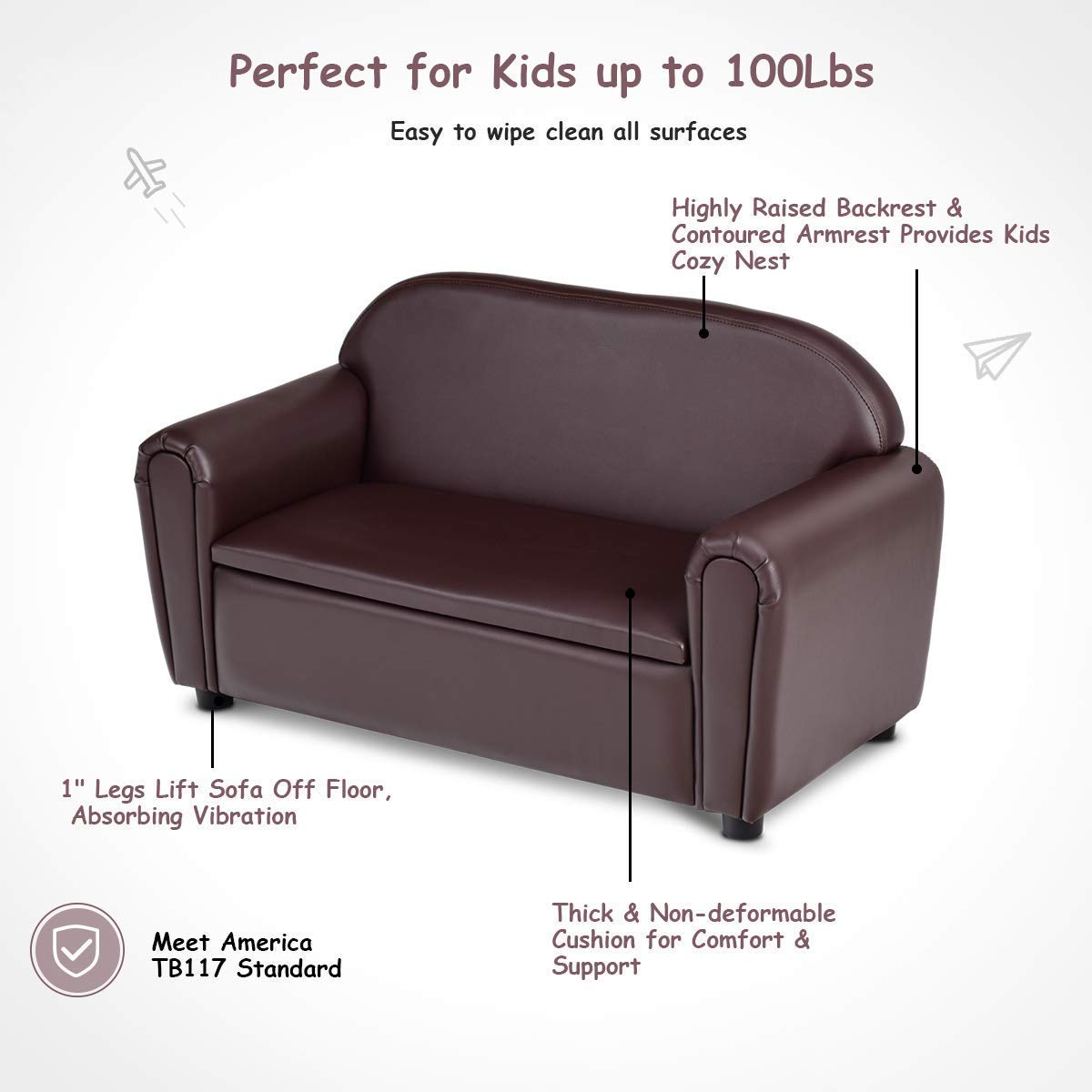 Kids Sofa Chair with Storage
