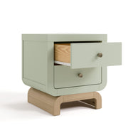 2-Drawer Kids Nightstand - Sage & Driftwood