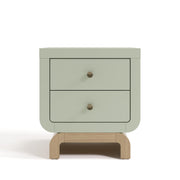 2-Drawer Kids Nightstand - Sage & Driftwood
