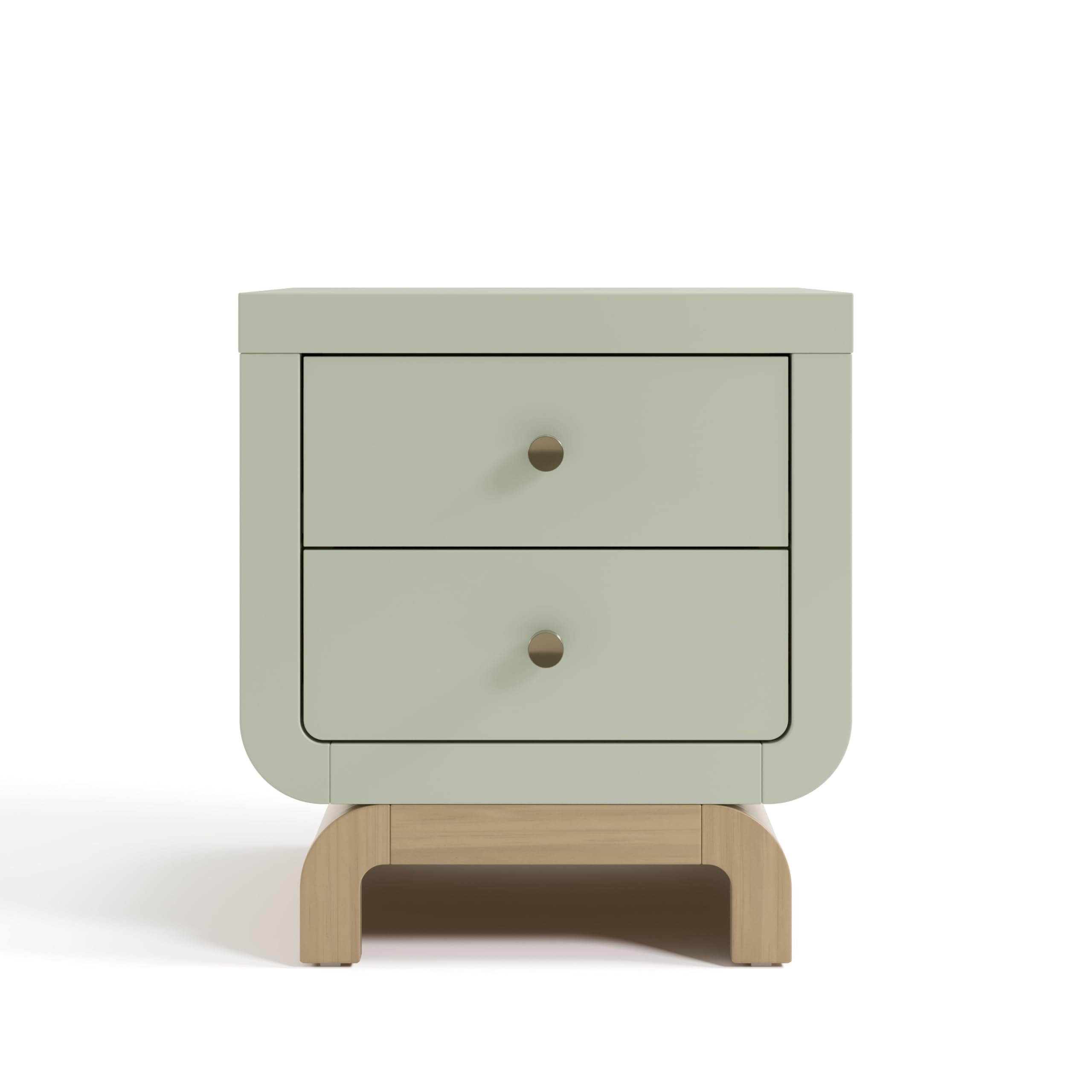 2-Drawer Kids Nightstand - Sage & Driftwood