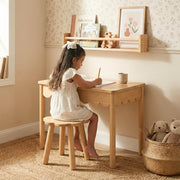 Montessori Kids Table & Chair Set with Storage