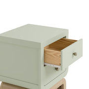 2-Drawer Kids Nightstand - Sage & Driftwood