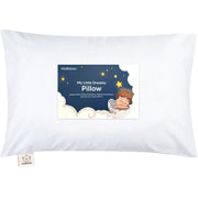 Organic Cotton Toddler Pillow with Pillowcase - Soft White