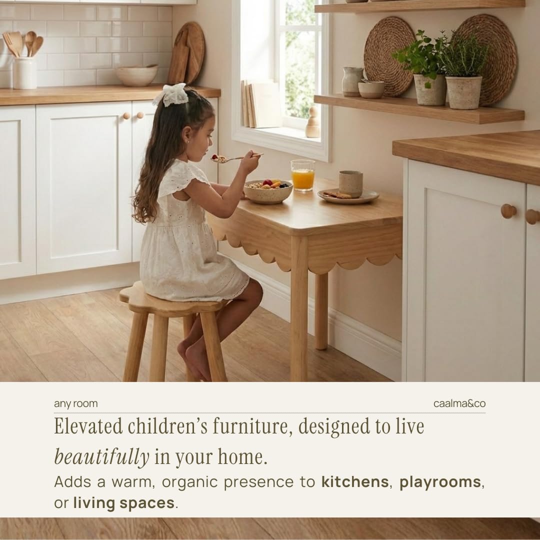 Montessori Kids Table & Chair Set with Storage