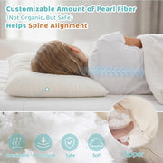 LOFE® Adjustable Kids Pillow 16x22, Youth Pillow for Kids Ages 4-12