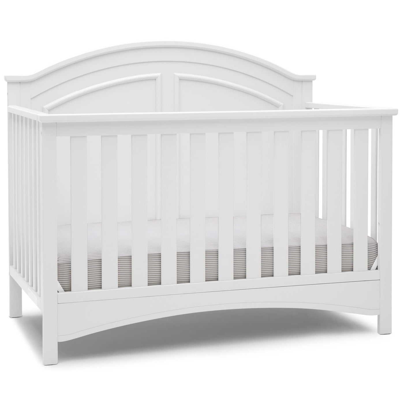 6-in-1 Convertible Crib - White