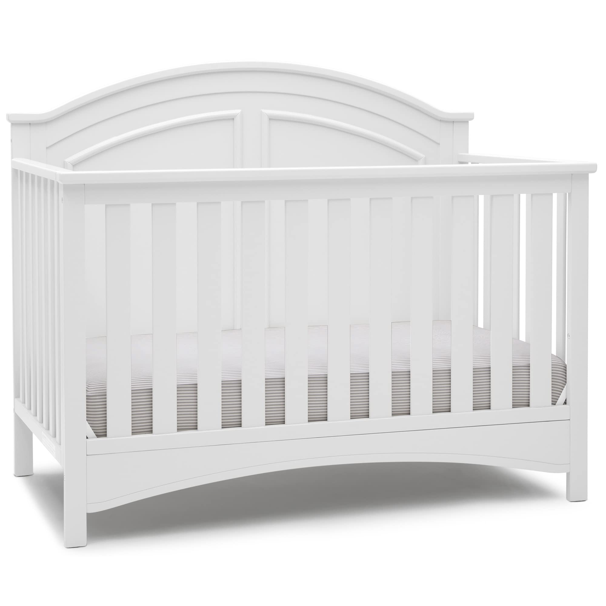 6-in-1 Convertible Crib - White