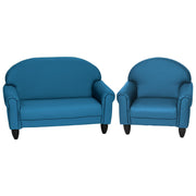 Kids Chair & Couch Set - Deep Water