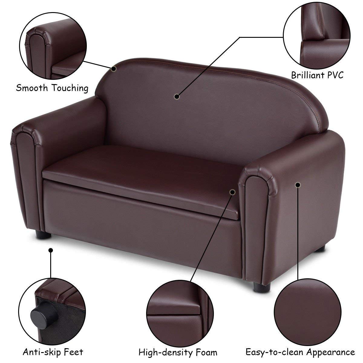 Kids Sofa Chair with Storage