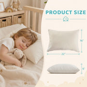 LOFE® Adjustable Kids Pillow 16x22, Youth Pillow for Kids Ages 4-12