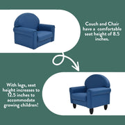 Kids Chair & Couch Set - Deep Water