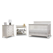 Farmhouse Nursery Furniture Set - Weathered White