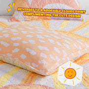 Rainbow Cloud Quilt Set - Full/Queen (4-Piece)