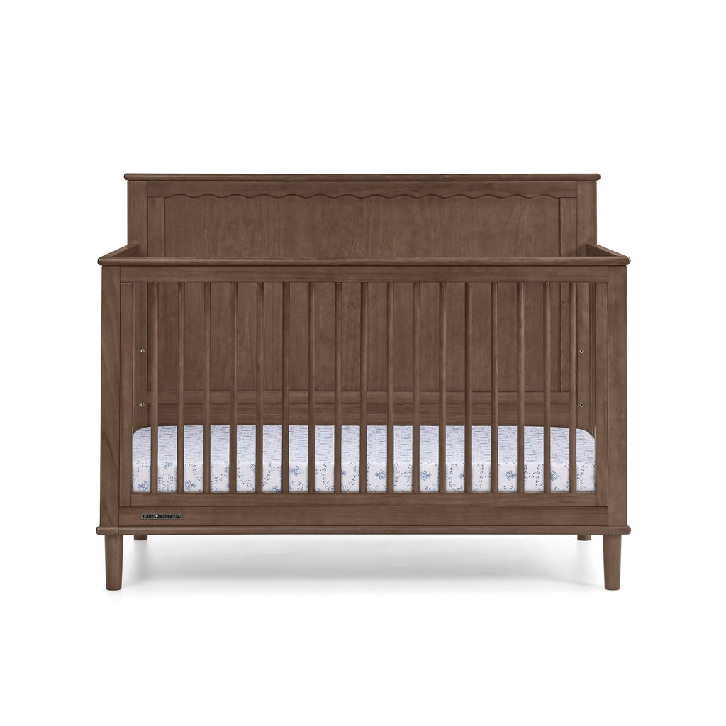6-in-1 Convertible Crib - Teak Brown