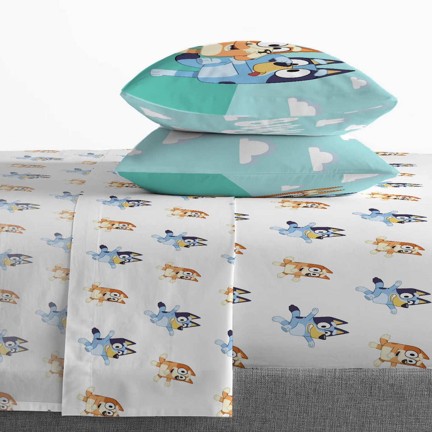 Kids Full Bedding Set - Bluey Theme (7-Piece)
