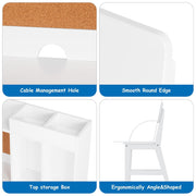 Kids Study Desk & Chair Set with Storage