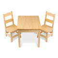 Kids Wooden Table & Chair Set
