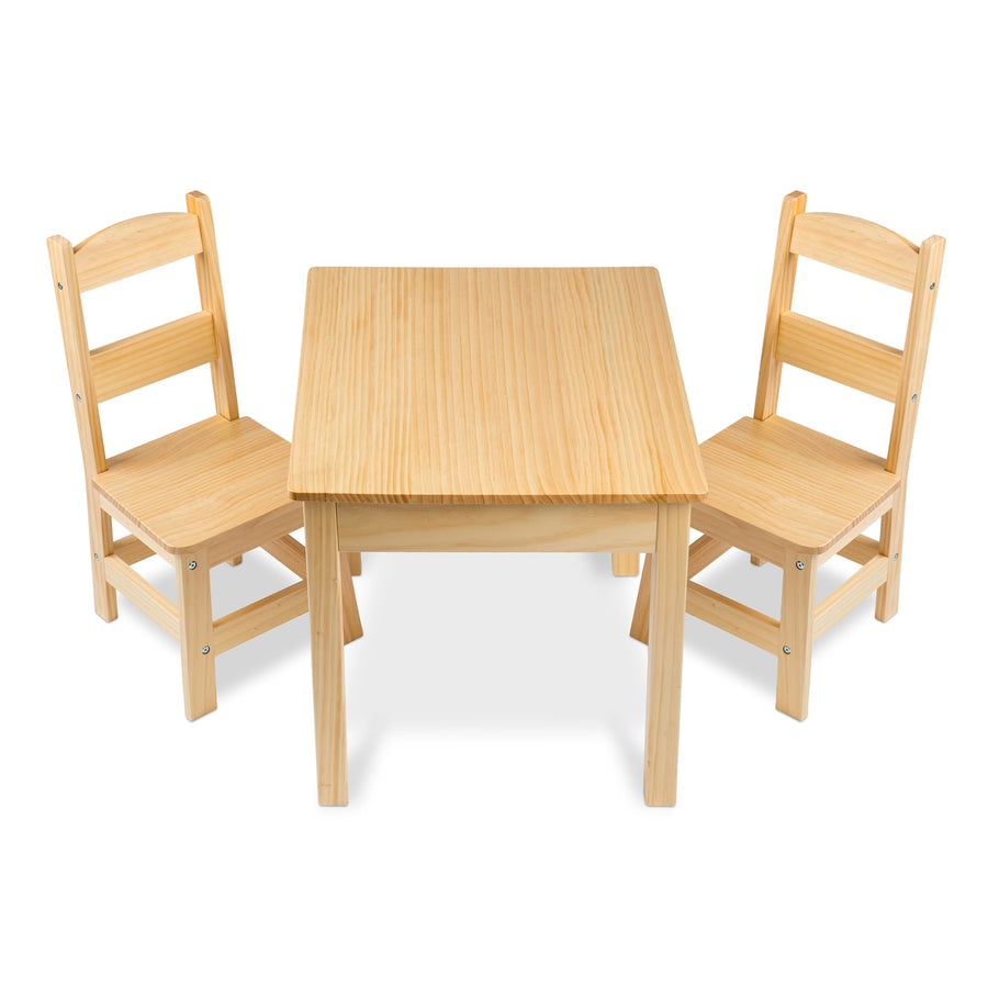 Kids Wooden Table & Chair Set