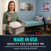 6-Inch Foam Twin Mattress - Water-Resistant Cover