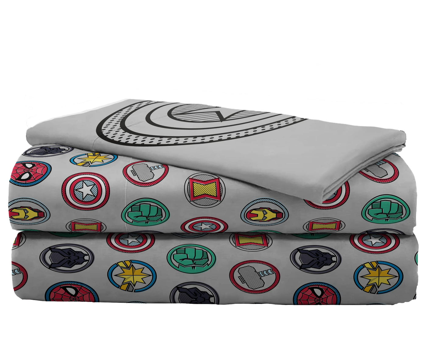Kids Twin Bedding Set - Avengers Theme (5-Piece)