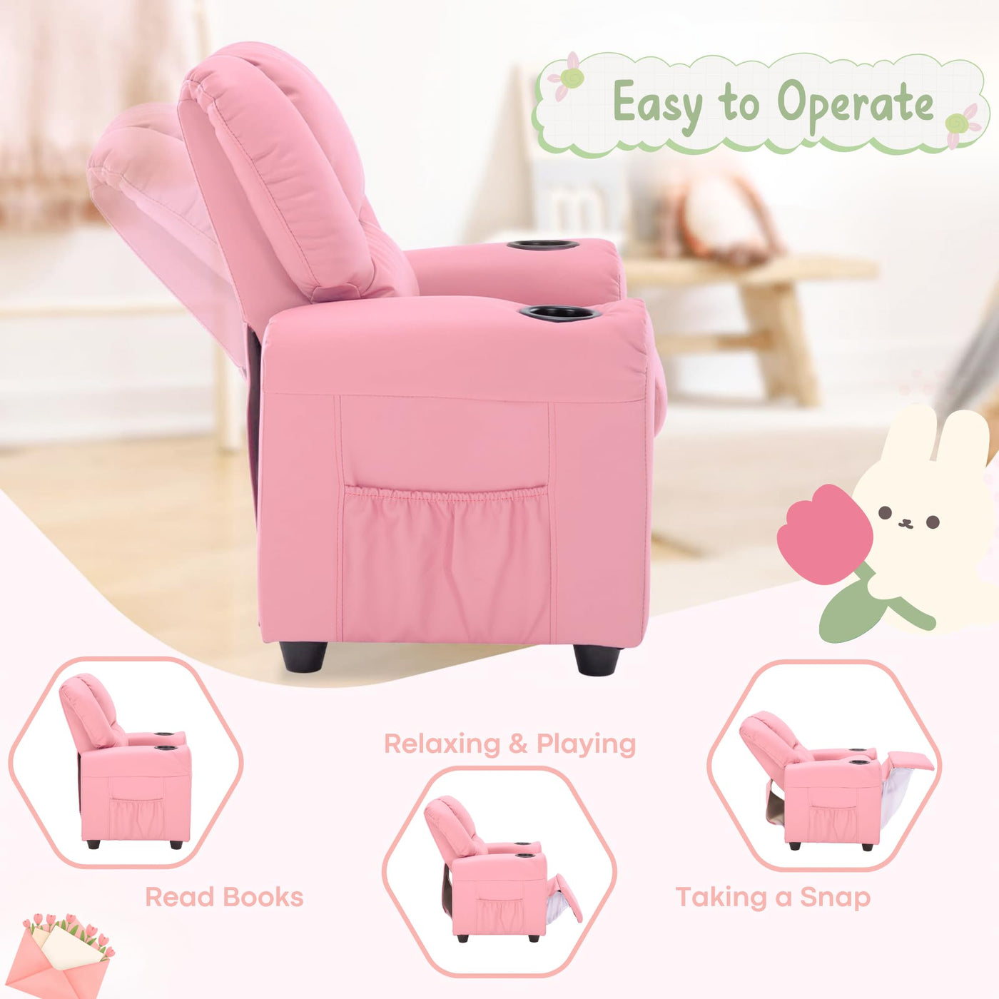 Kids Reclining Chair Sofa