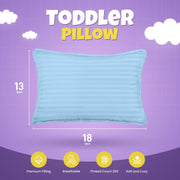 Toddler Pillow Set - Light Blue (2-Pack)