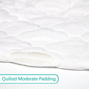 Waterproof Crib Mattress Protector - White