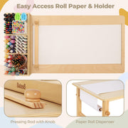 Kids Art Table & Chair Set with Storage