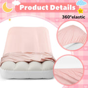 Kids Inflatable Air Mattress Set - Pink (6-Pack)