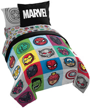 Kids Twin Bedding Set - Avengers Theme (5-Piece)
