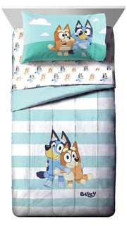 Kids Full Bedding Set - Bluey Theme (7-Piece)