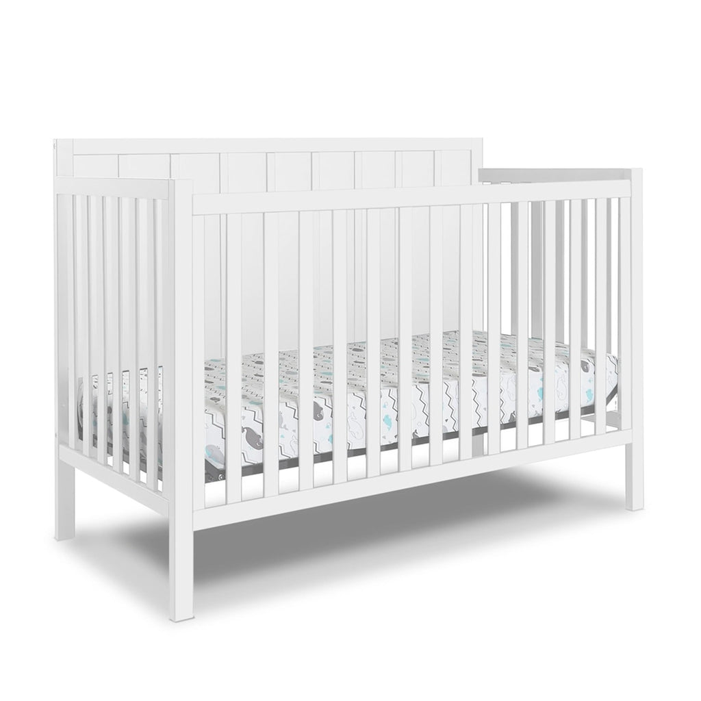 4-in-1 Convertible Crib - White