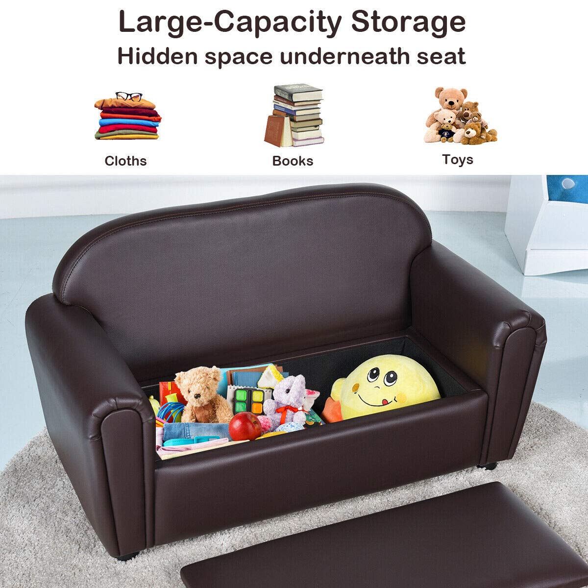 Kids Sofa Chair with Storage