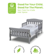 Toddler Bed – Grey, GREENGUARD Gold Certified