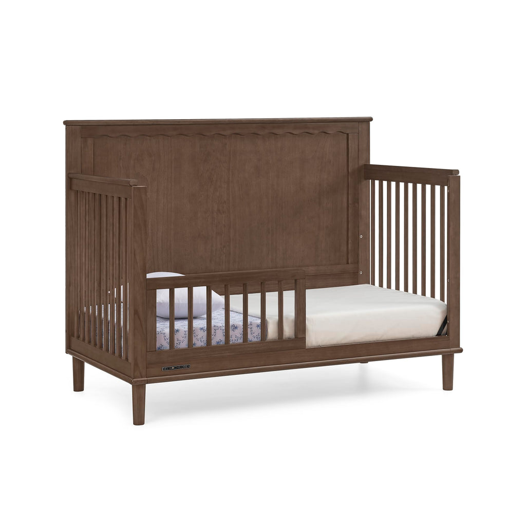6-in-1 Convertible Crib - Teak Brown