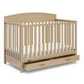 5-in-1 Convertible Crib with Drawer - Driftwood