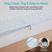 4-in-1 Crib & Toddler Mattress - 6" Dual-Sided Foam