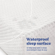 Premium Crib & Toddler Mattress - Waterproof Cover