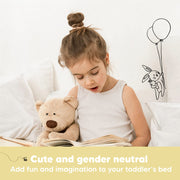Organic Cotton Toddler Pillow with Pillowcase - Soft White