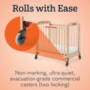 Daycare Evacuation Crib - Natural