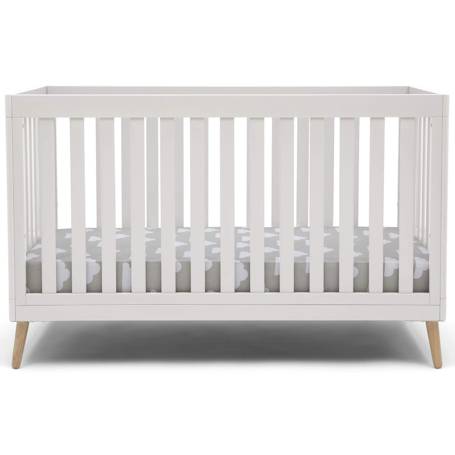 Convertible Baby Crib - White/Natural