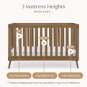 Convertible Crib - Chestnut