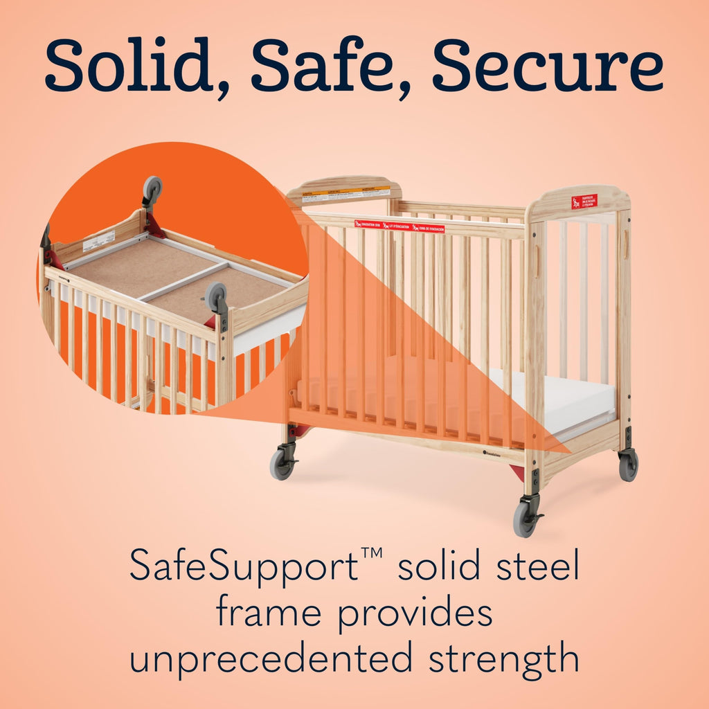 Daycare Evacuation Crib - Natural