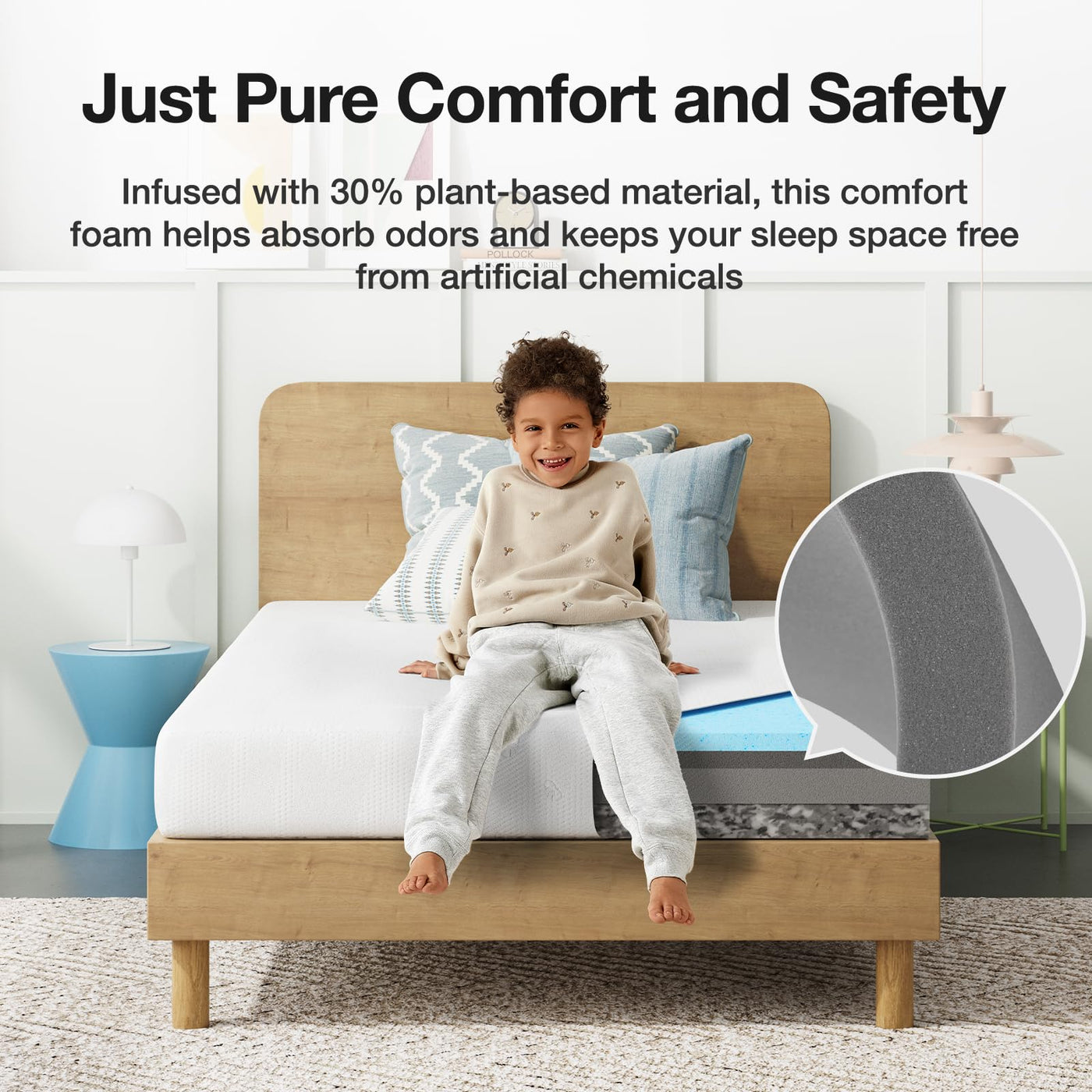 6-Inch Gel Memory Foam Twin Mattress
