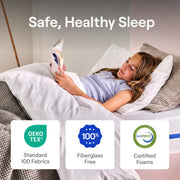 Kids Twin Memory Foam Mattress - 8" Dual-Sided Design