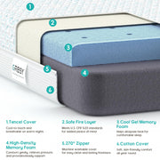 4-in-1 Crib & Toddler Mattress - 6" Dual-Sided Foam
