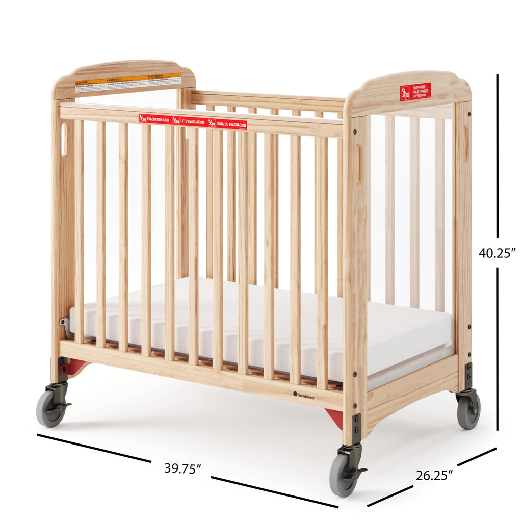 Daycare Evacuation Crib - Natural